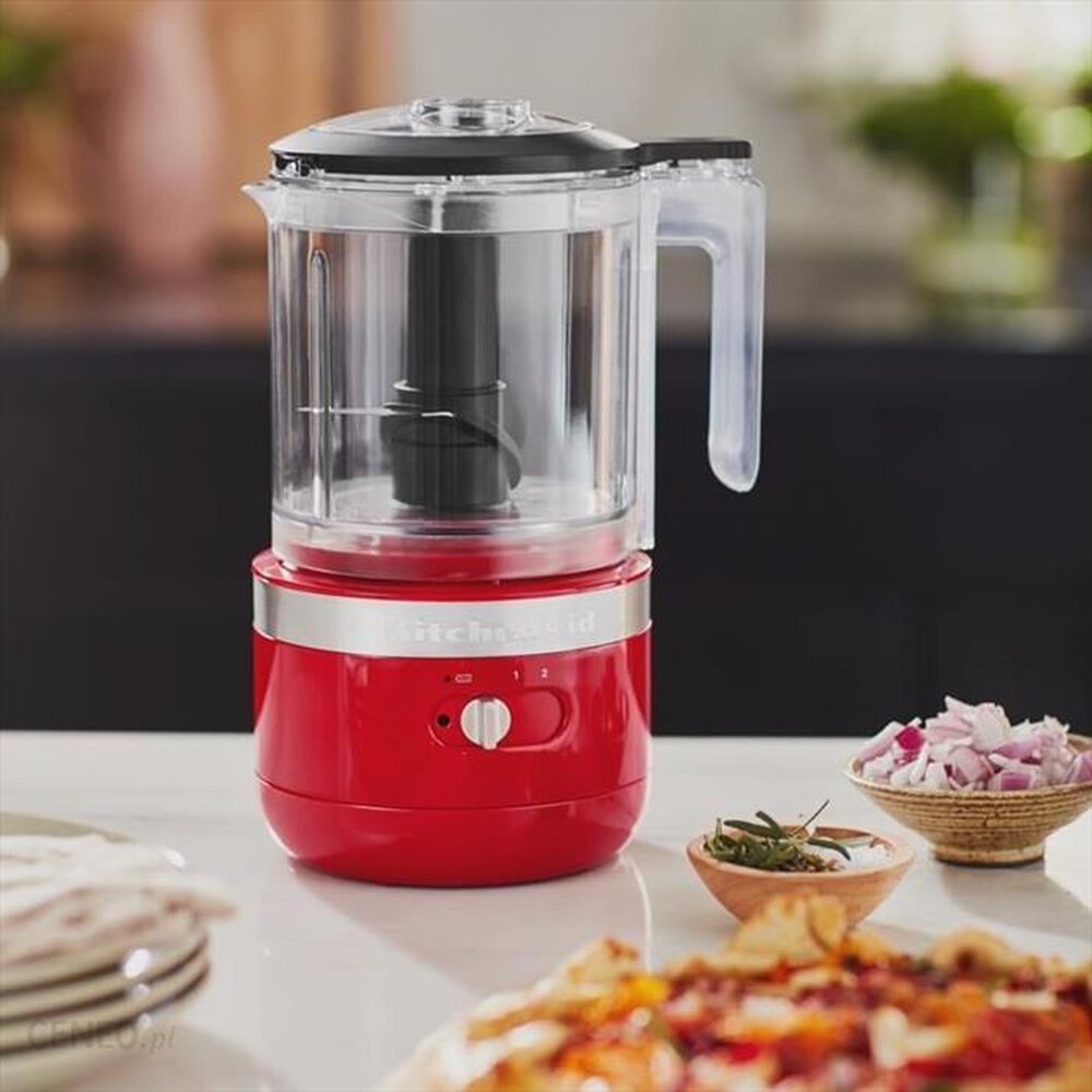 "KITCHENAID - 5KFCB519 Tritatutto senza fili-Rosso imperiale"