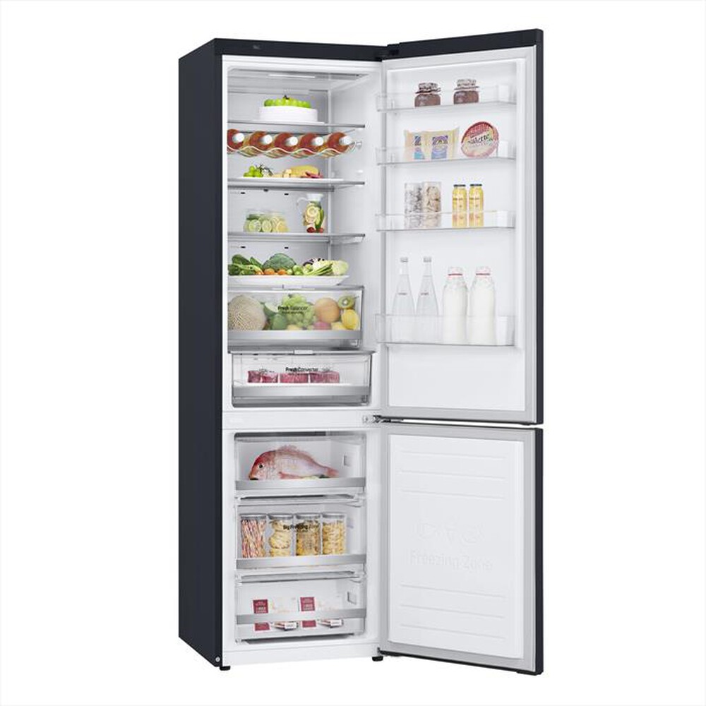 "LG - Frigorifero combinato GBB92MCABP Classe B 419lt-MATTE BLACK"