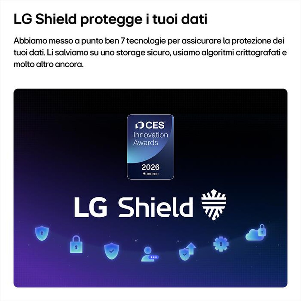 Immagine del prodotto LG - Smart TV OLED 4K 65" EVO AI G6 OLED65G64-Dark Satin Silver