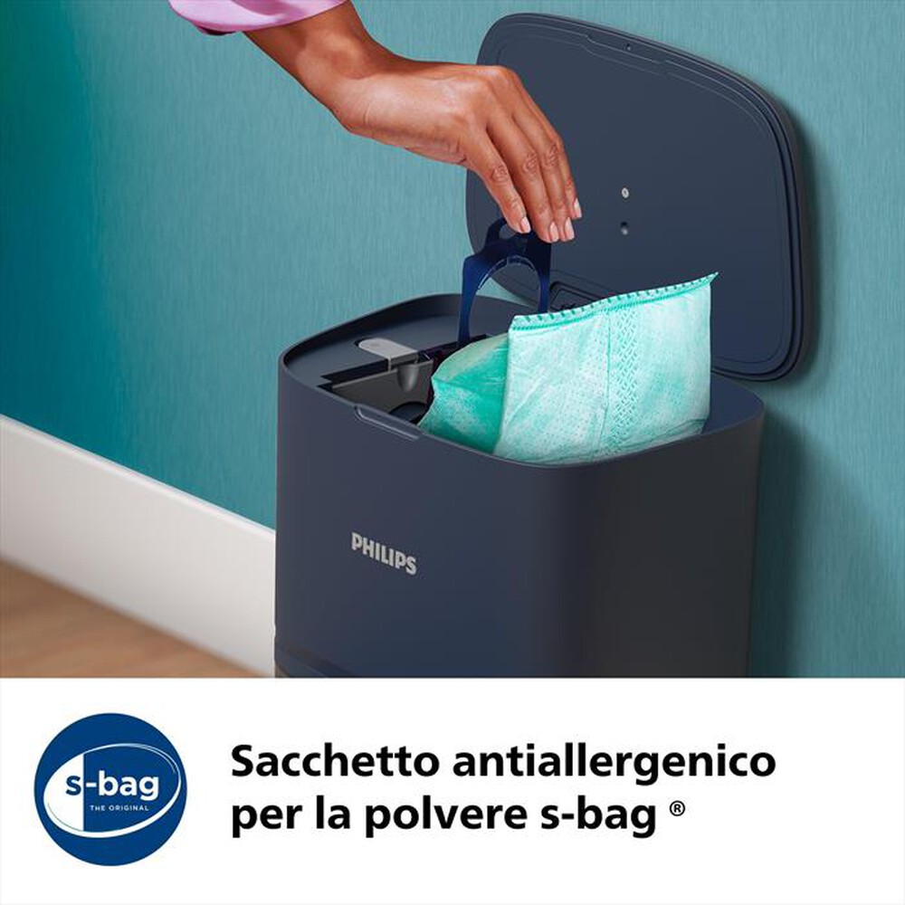 "PHILIPS - Aspirapolvere robot SERIE 2000 +STAZIONE XU2100/10-Nero"