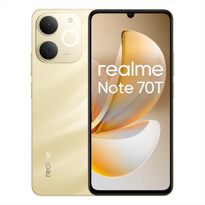 realme Note 70T Beach Gold 本体 4gb 128gb REALME - Smartphone REALME NOTE 70T (128GB+4GB)-BEACH GOLD | Euronics