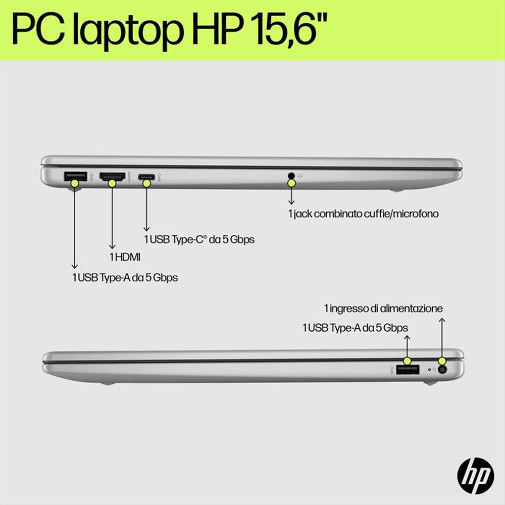 "HP - NOTEBOOK 15-FD0083NL-Argento"