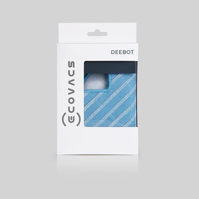 ECOVACS - 3 PANNI MICROFIBRA LAVABILI ECOVACS OZMO T8 AIVI-Blu/Bianco