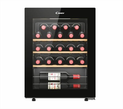 CANDY - Cantinetta CWC023 Classe G 23 bottiglie-Nero