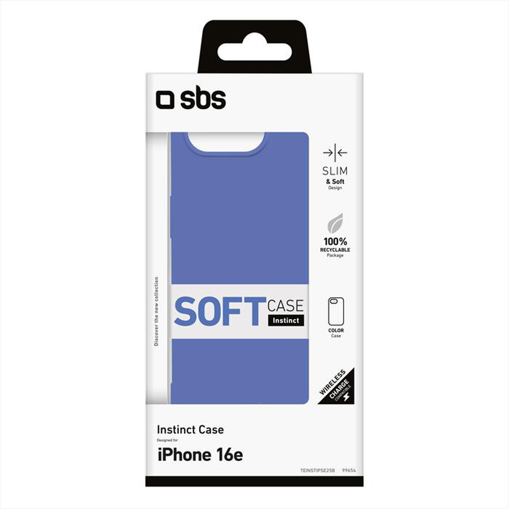 "SBS - Cover TEINSTIPSE25B per iPhone SE 2025-Blu"