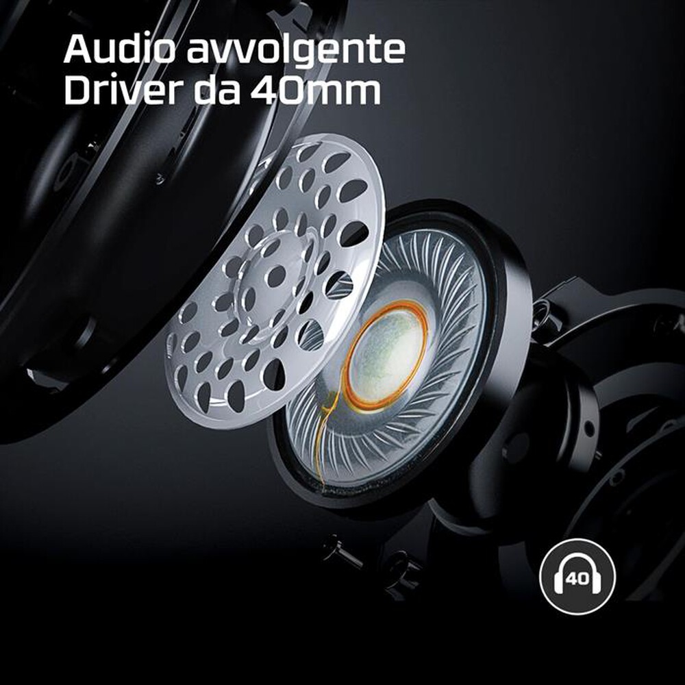 "HYPERX - Cuffie da gaming wireless CLOUD STINGER CORE-Nero"
