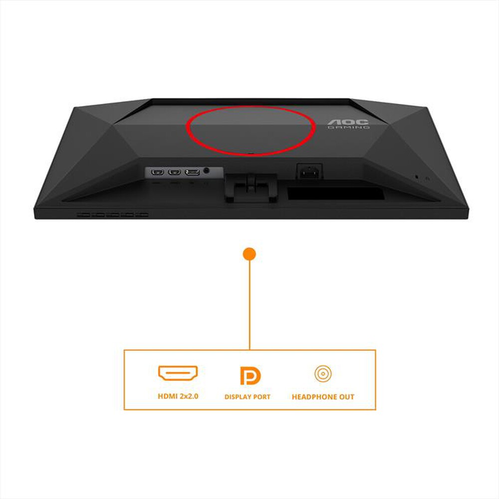 Immagine del prodotto AOC - Monitor LCD FHD 23,8" 24G4HRE-NERO