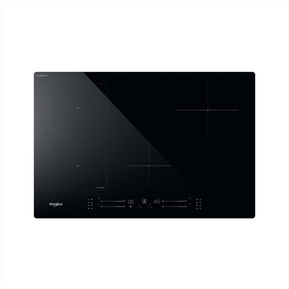 "WHIRLPOOL - Piano induzione CLEANPROTECT WL S2177 CPNE 77 cm-Nero"