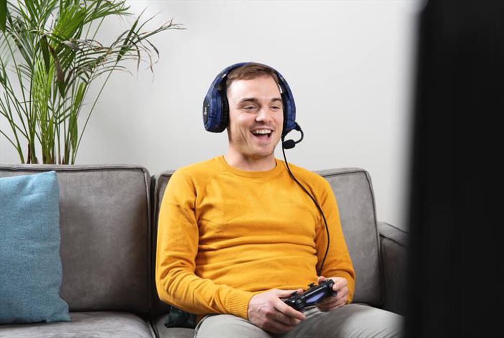 "TRUST - GXT 488 FORZE-B PS4 HEADSET-Blue Camouflage"