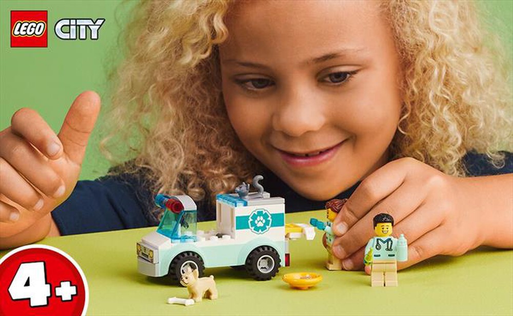Immagine del prodotto LEGO - CITY FURGONCINO DI SOCCORSO DEL VETERINARIO -60382