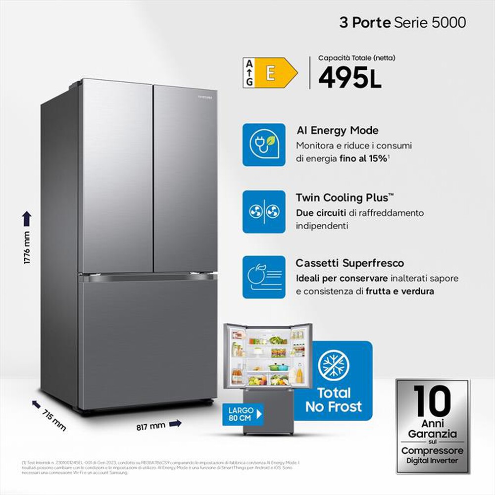Immagine del prodotto SAMSUNG - RF50C510ES9/EF-METAL INOX