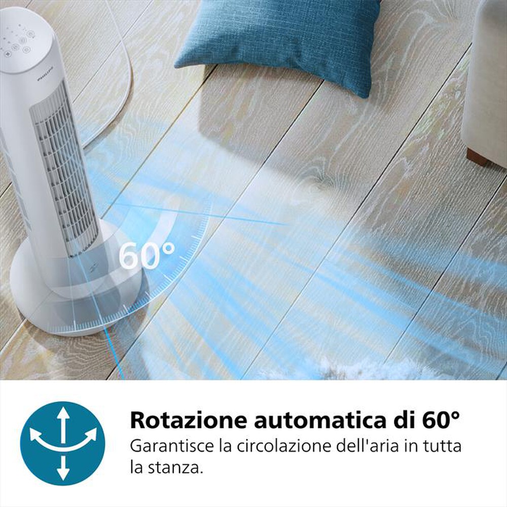 Immagine del prodotto PHILIPS - Ventilatore a torre SERIE 5000 CX5535/00-Bianco