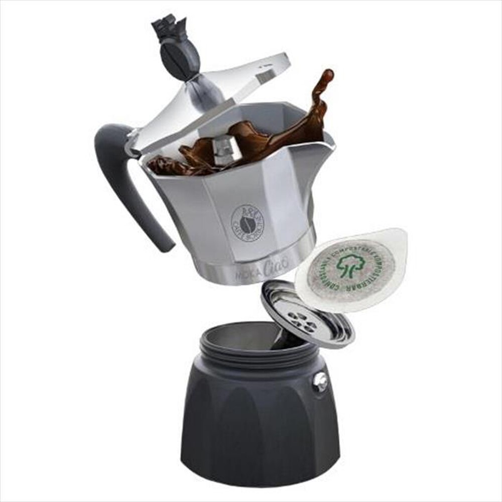 "CAFFE BORBONE - MOKACIAOLIMIT-Acciao/Nera"