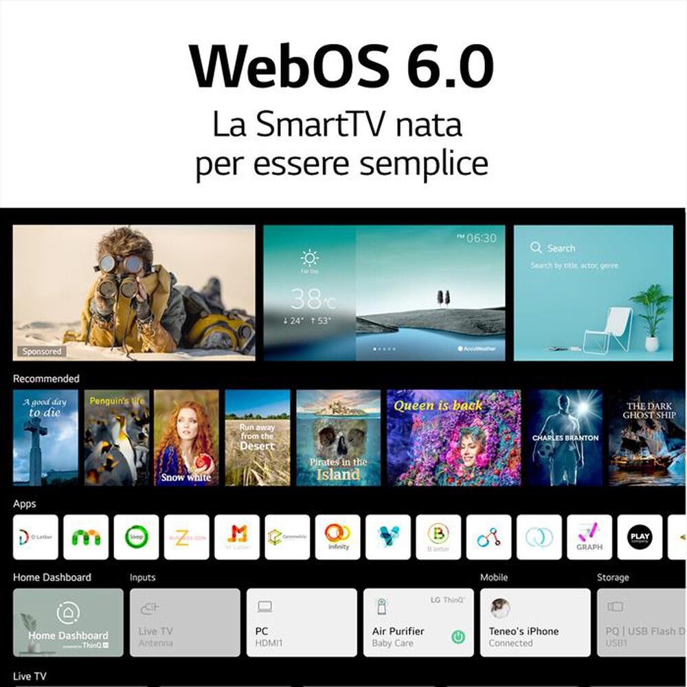 "LG - Smart TV NanoCell 4K 50\" 50NANO756PR-Ashed Blue"