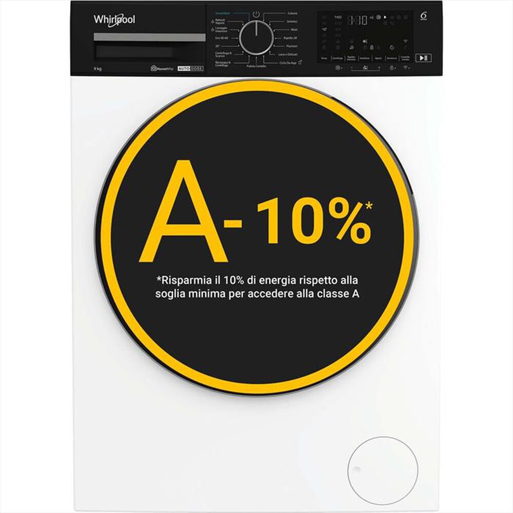 Immagine del prodotto WHIRLPOOL - Lavatrice WPM 97W ADS IT 9 Kg Classe A