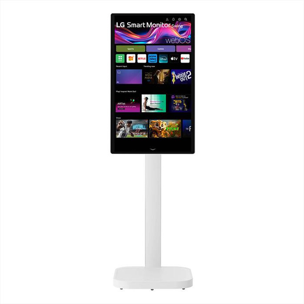 Immagine del prodotto LG - Monitor LCD UHD 4K 32" TOUCH, BASE CON ROTELLE-White