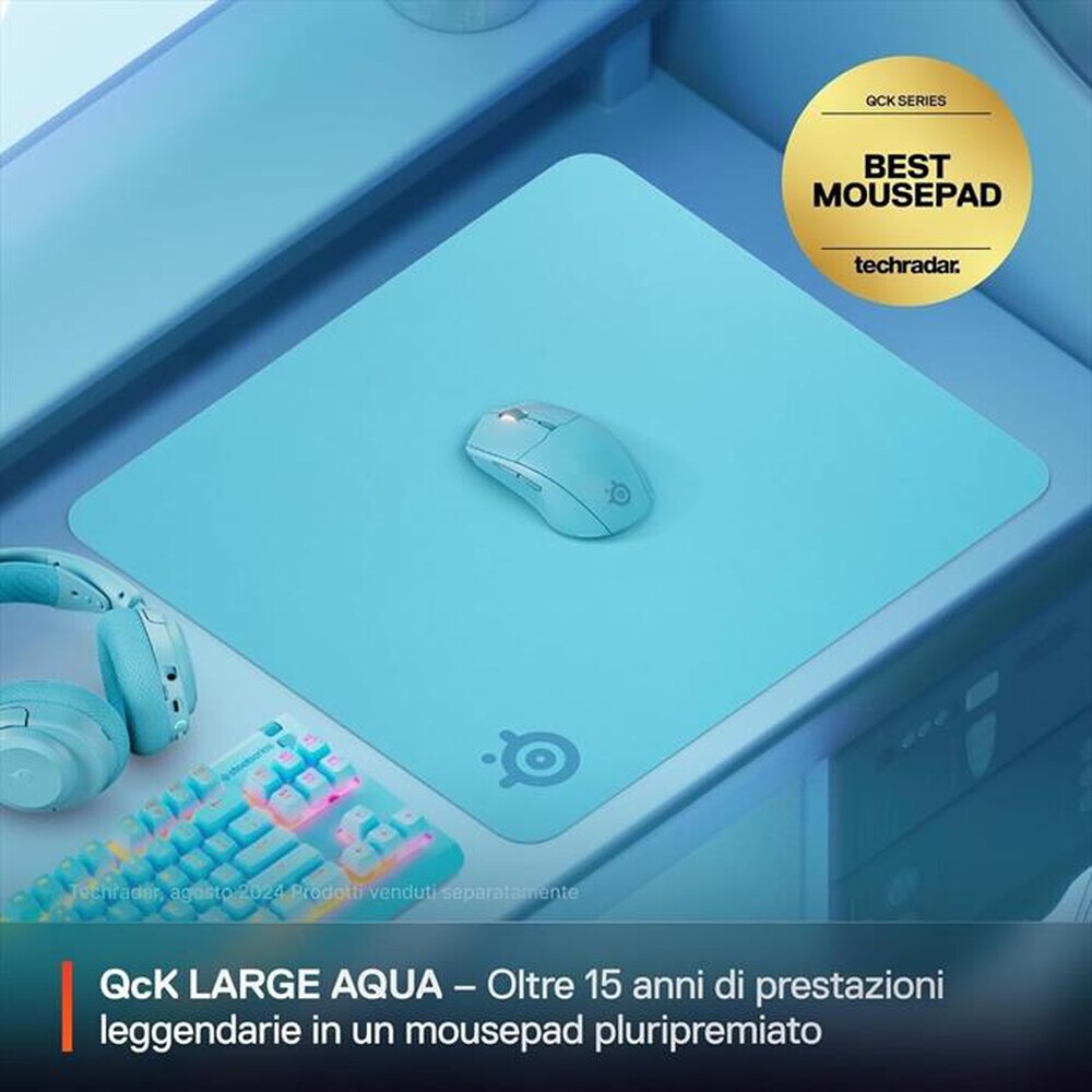 Immagine del prodotto STEELSERIES - QCK L AQUA-Azzurro