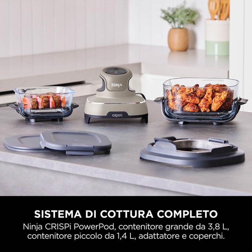 Immagine del prodotto NINJA - FRIGGITRICE AD ARIA IN VETRO PORTATILE CRISPI-Tortora