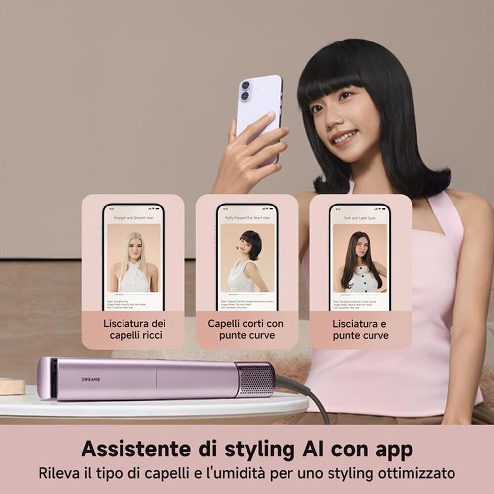 Immagine del prodotto DREAME - Piastra ad aria wet-to-dry AEROSTRAIGHT PRO HAIR-Viola