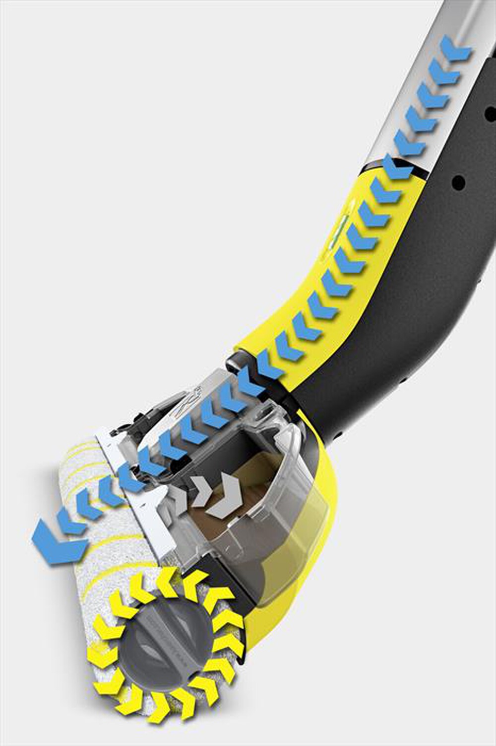 "KARCHER - Spazzolone a vapore EWM 2-Giallo/Nero"