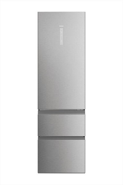 HAIER - Frigorifero combinato HTW5620DNMG Classe D 414 lt-Argento
