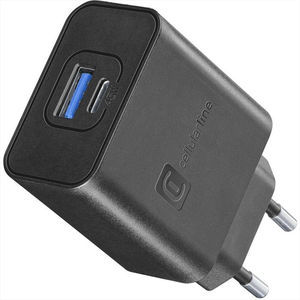 Immagine del prodotto CELLULARLINE - DUAL SUPER FAST CHARGER 45W-Nero