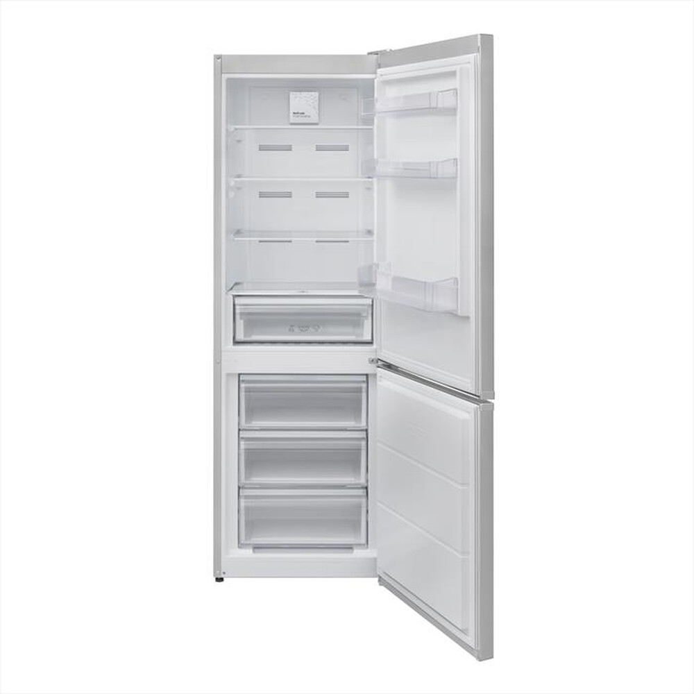 "TECHLIFE - Frigorifero combinato TLFCB320NFS-1 Classe F-Silver"