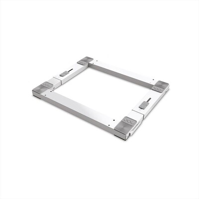 MELICONI - BASE WASH PRO Base con ruote-Metallo, bianco