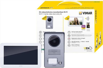VIMAR - KIT VIDEO 7IN WIFI 1F-Bianco