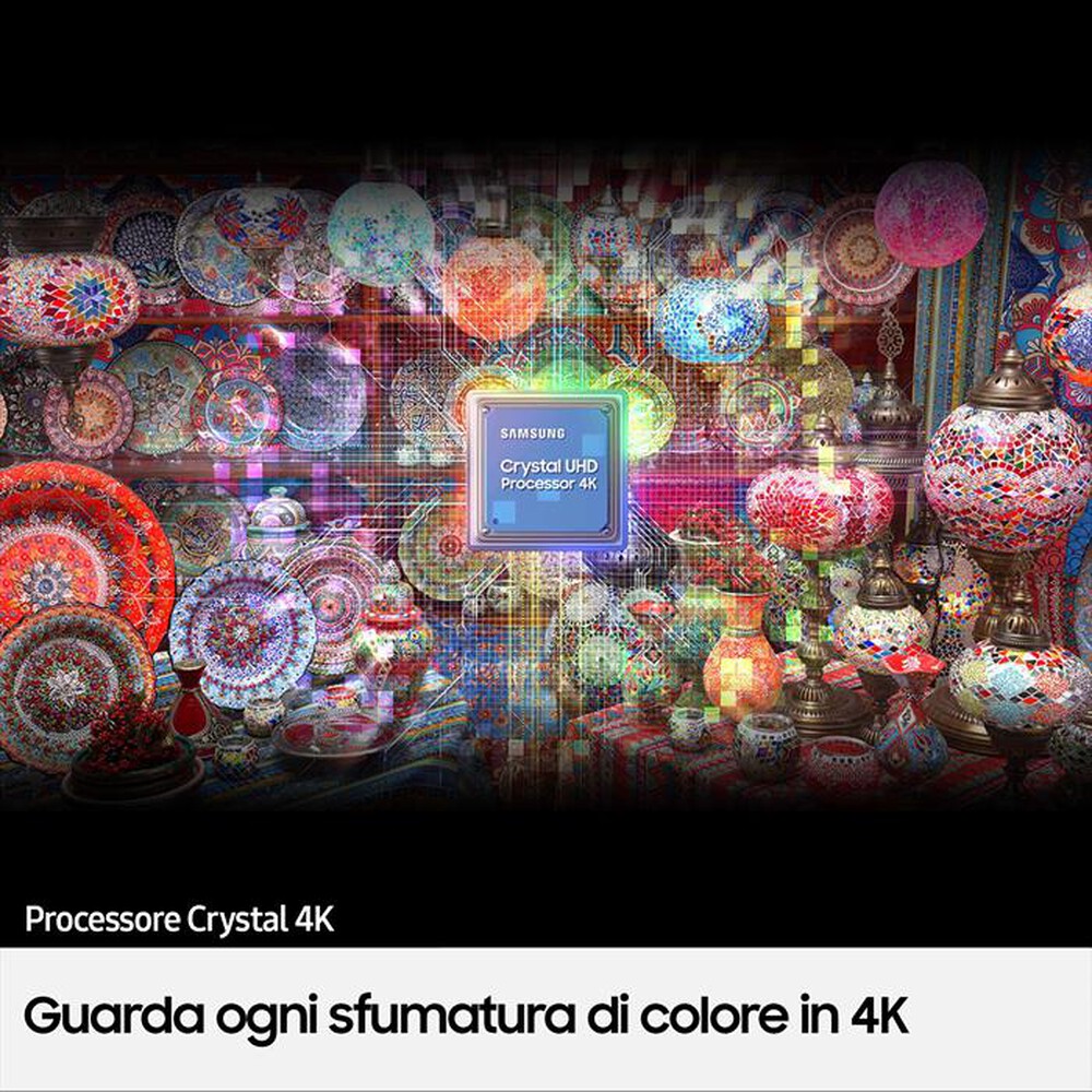 "SAMSUNG - Smart TV Crystal UHD 4K 43” UE43BU8072-Nero"