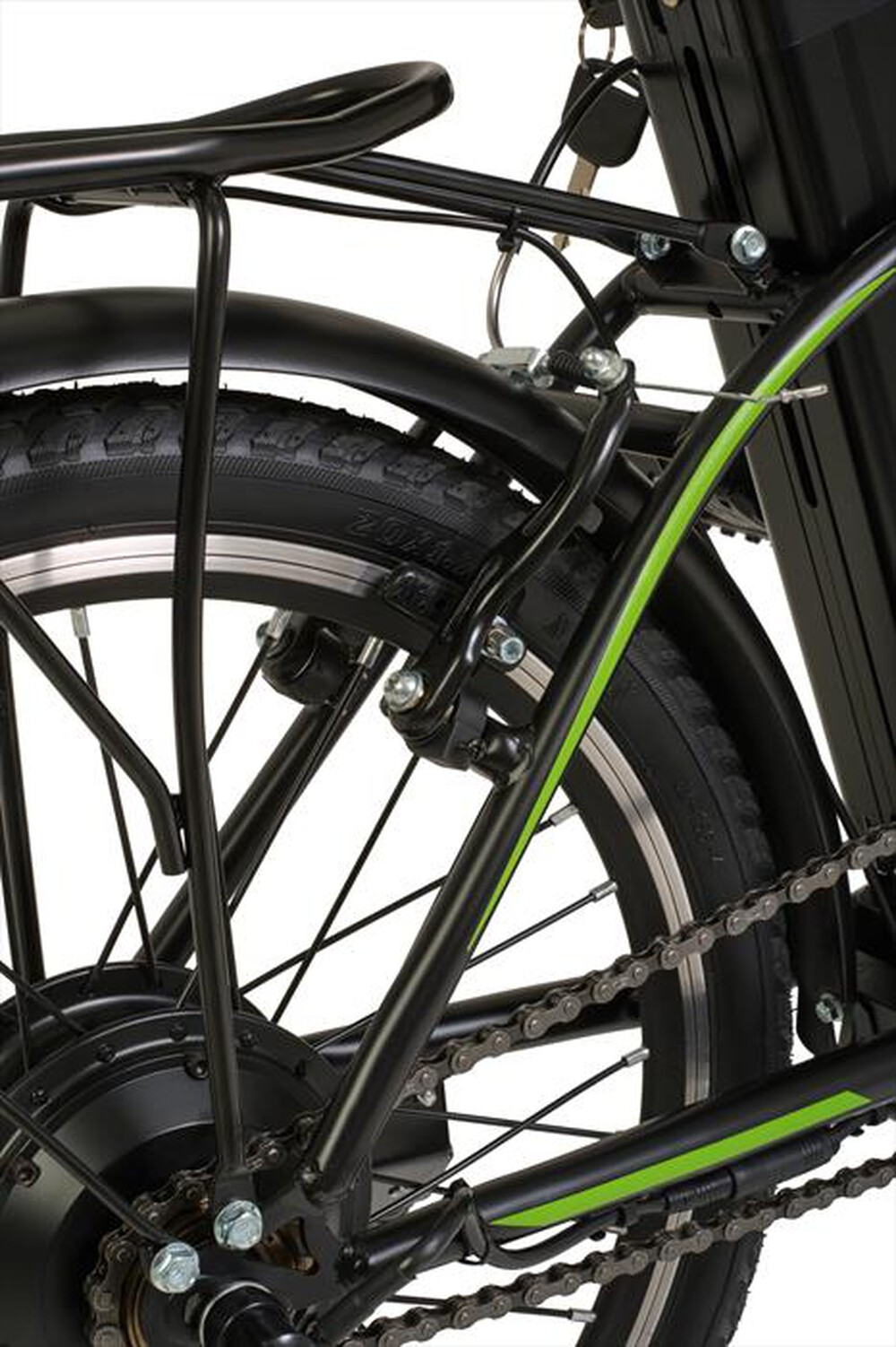 "IBIKE - FOLD GREEN 21 ITA99-NERO / VERDE"