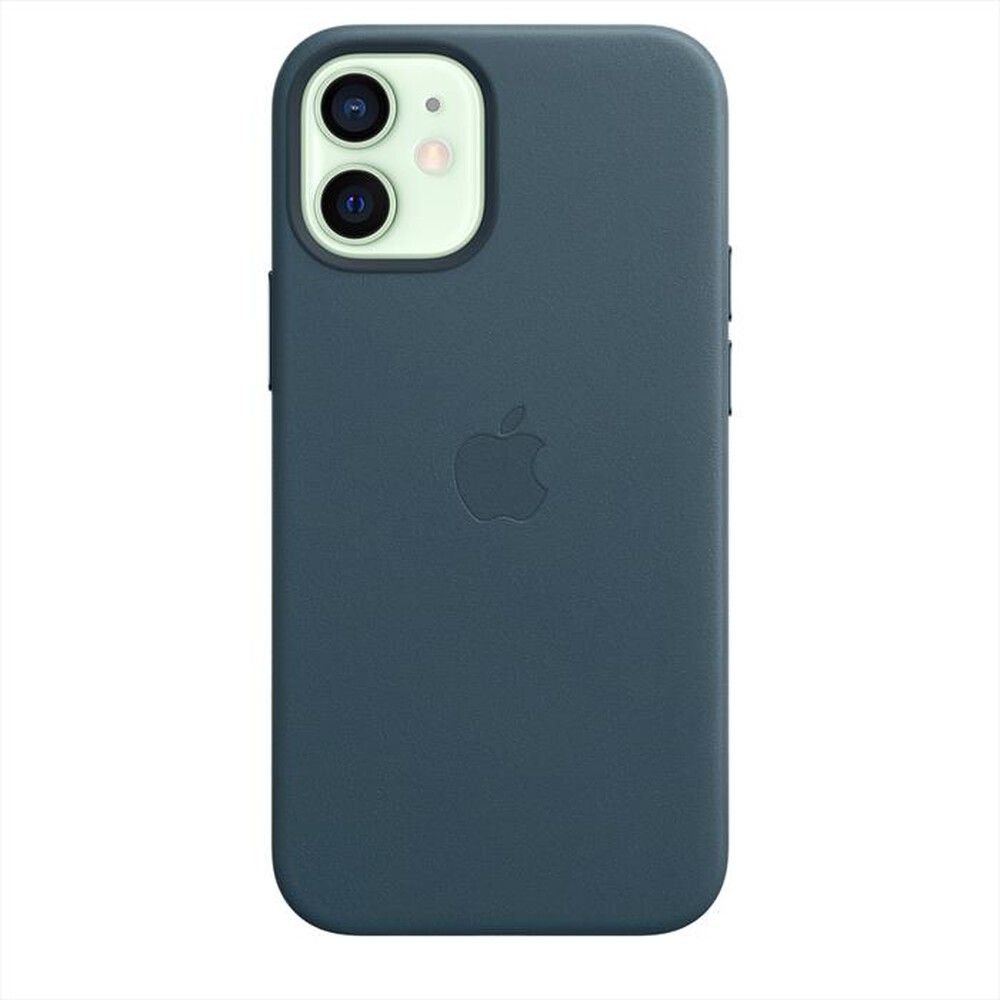"APPLE - iPhone 12 mini Leather Case with MagSafe-Baltic Blue"
