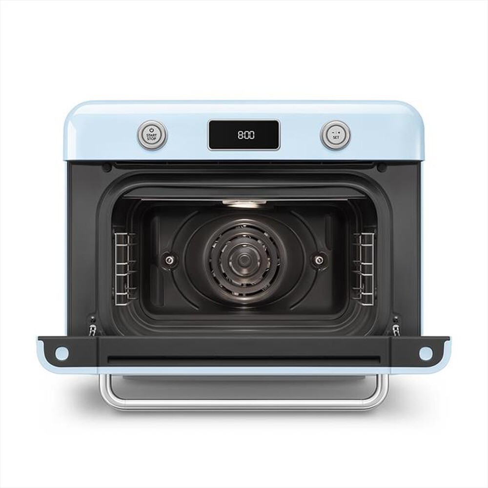 "SMEG - Forno combinato a vapore da appoggio COF01PBEU-Azzurro"