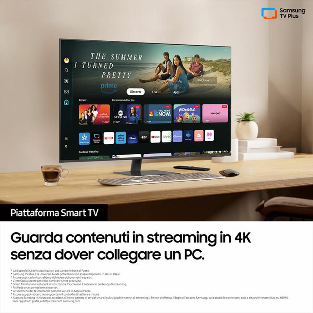 "SAMSUNG - SMART Monitor LCD 43\" M7 - M70D DA 43'' UHD FLAT"