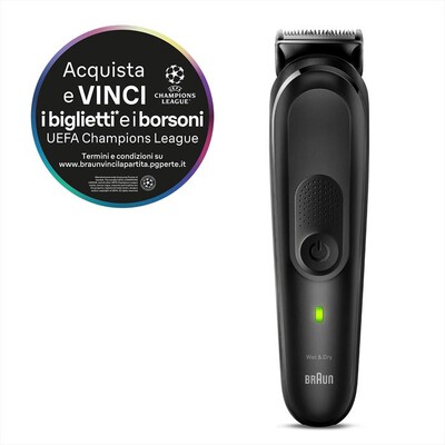 BRAUN - Regolabarba MGK7470-NERO OPACO