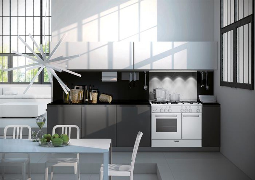 "GLEM GAS - Cucina a gas AR965GC Classe A-Marrone"