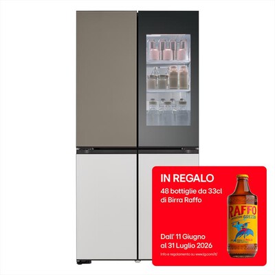 LG - Frigorifero 4 porte GMV960NNME Classe E 617L-Multicolour