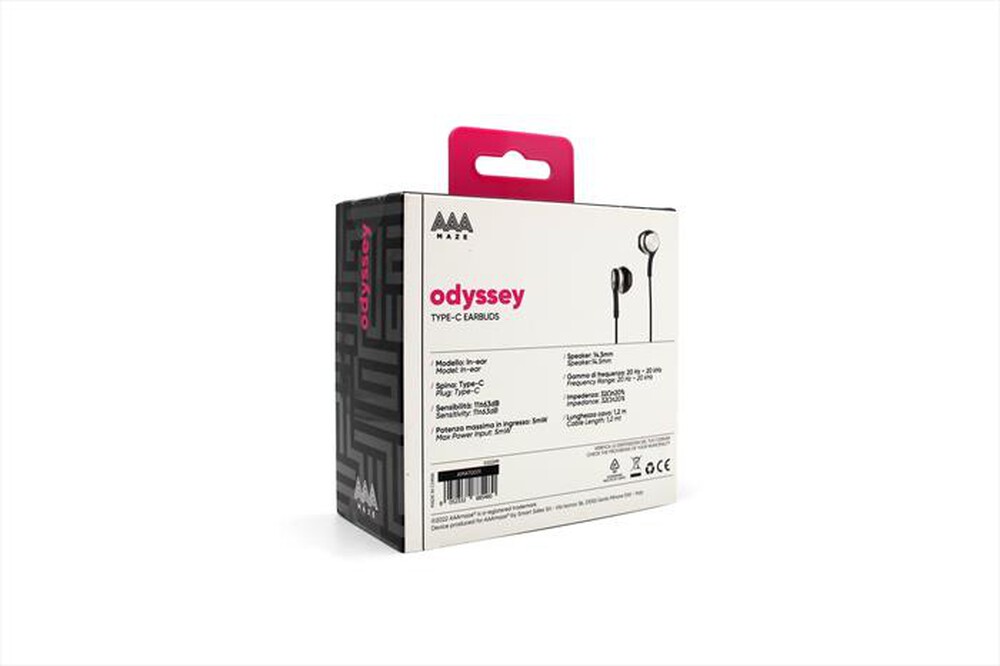 "AAAMAZE - AURICOLARI A FILO CON MICROFONO ODYSSY"