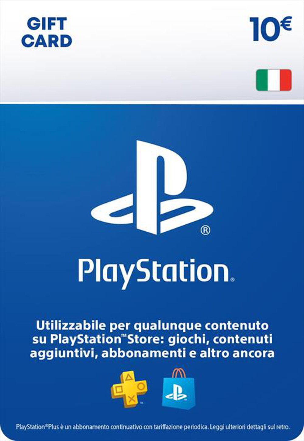 Immagine del prodotto SONY COMPUTER - PlayStation Gift Card 10&euro;