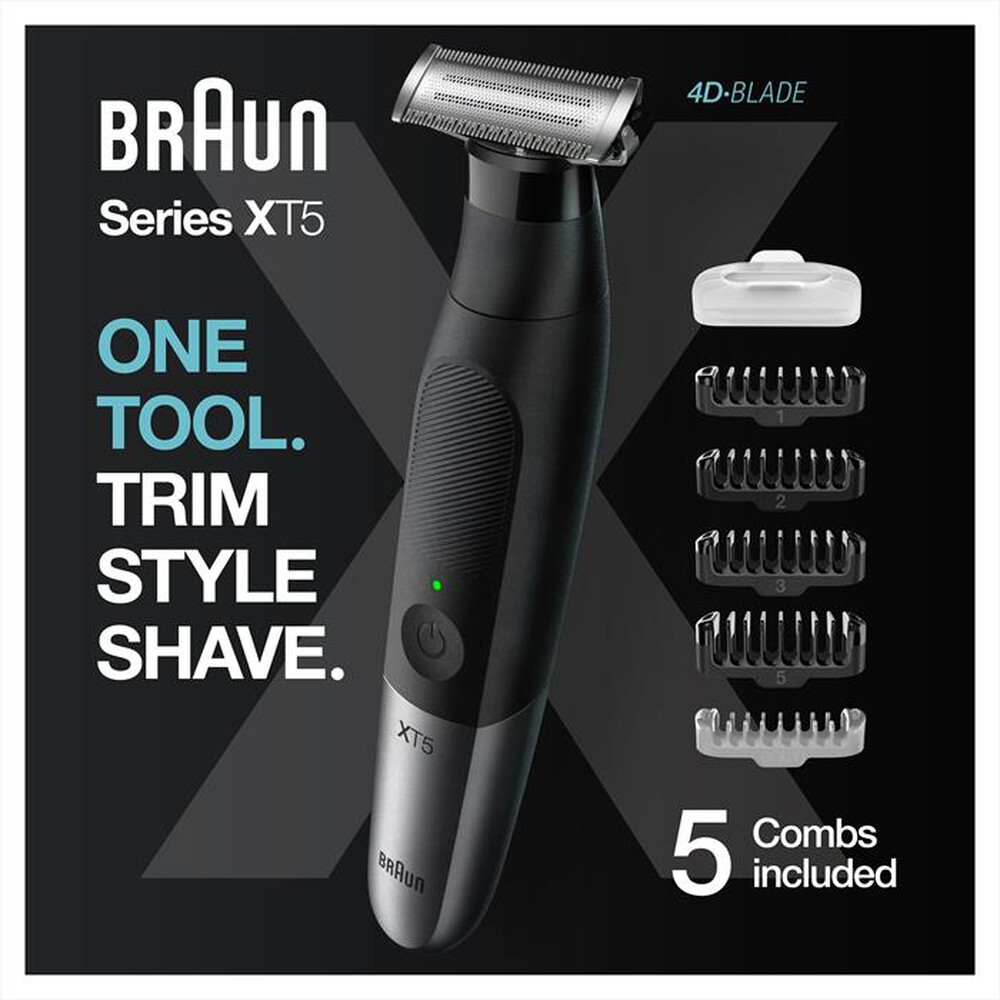 "BRAUN - XT5100-NERO/GRIGIO METALLIZZATO"