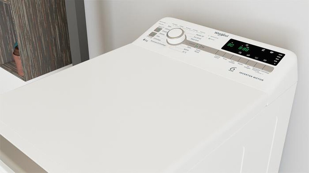 "WHIRLPOOL - Lavatrice TDLR6251BSIT 6 Kg Classe B-Bianco"