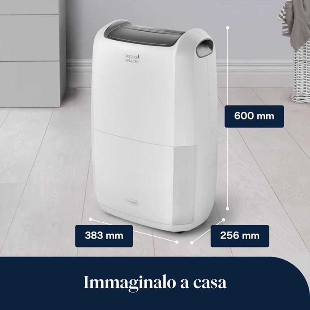 Immagine del prodotto DE LONGHI - Deumidificatore Tasciugo AriaDry Multi DDSX225-Bianco