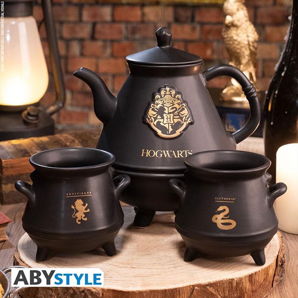 "ABYSSE - HARRY POTTER - TEIERA - SET CON CALDERONI HOGWARTS-Nero"