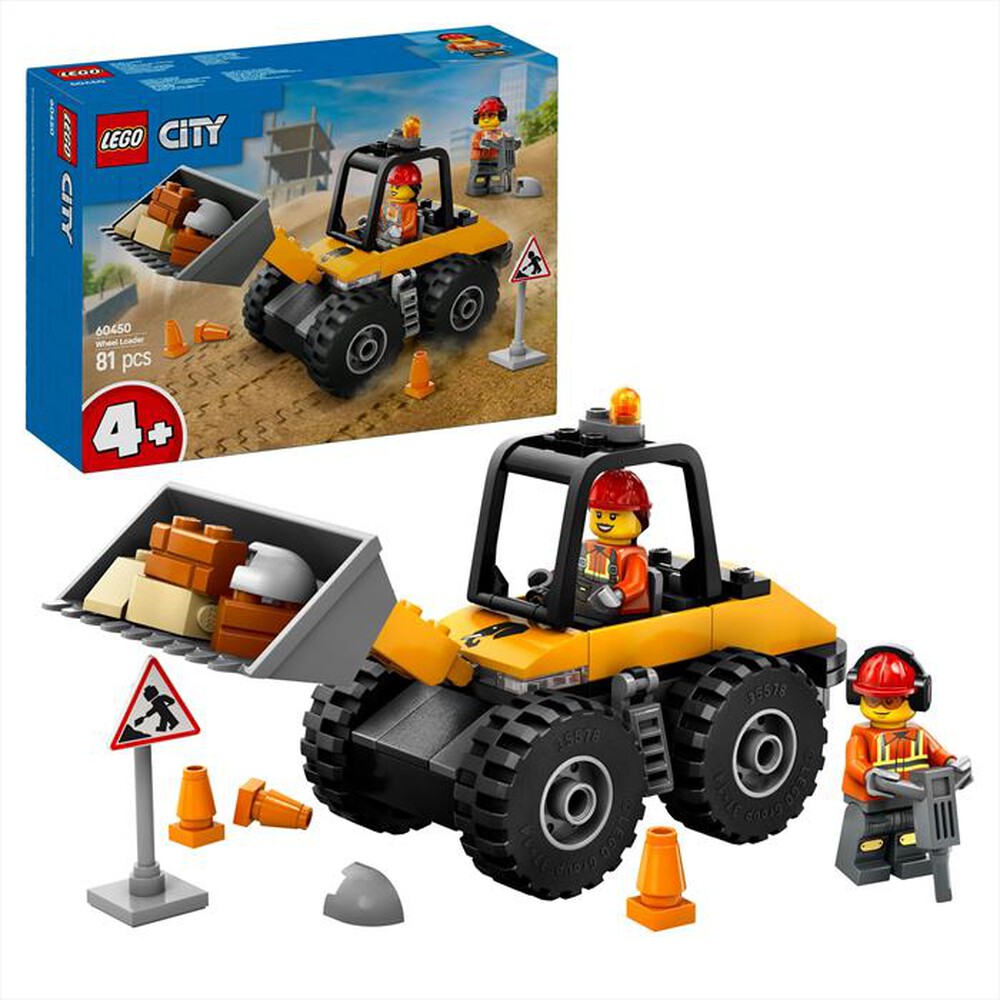 Immagine del prodotto LEGO - CITY GREAT VEHICLES Pala gommata gialla 60450