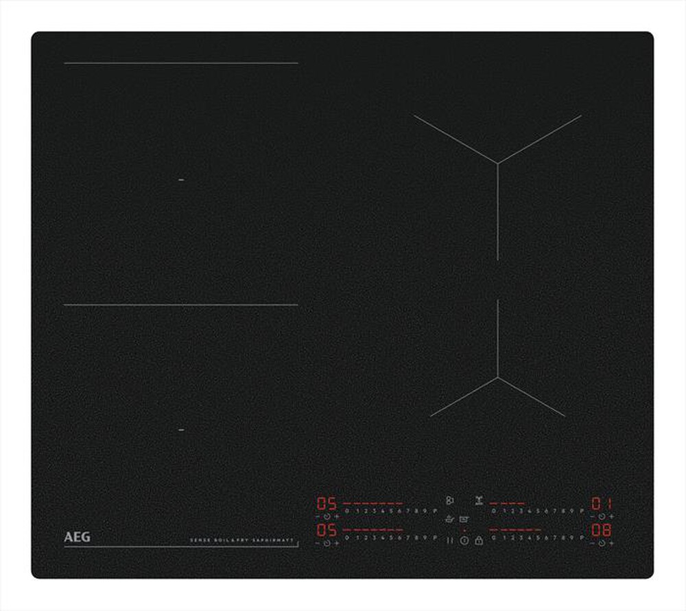 "AEG - Piano cottura elettrico TI64IB30IZ 58 cm-Nero"
