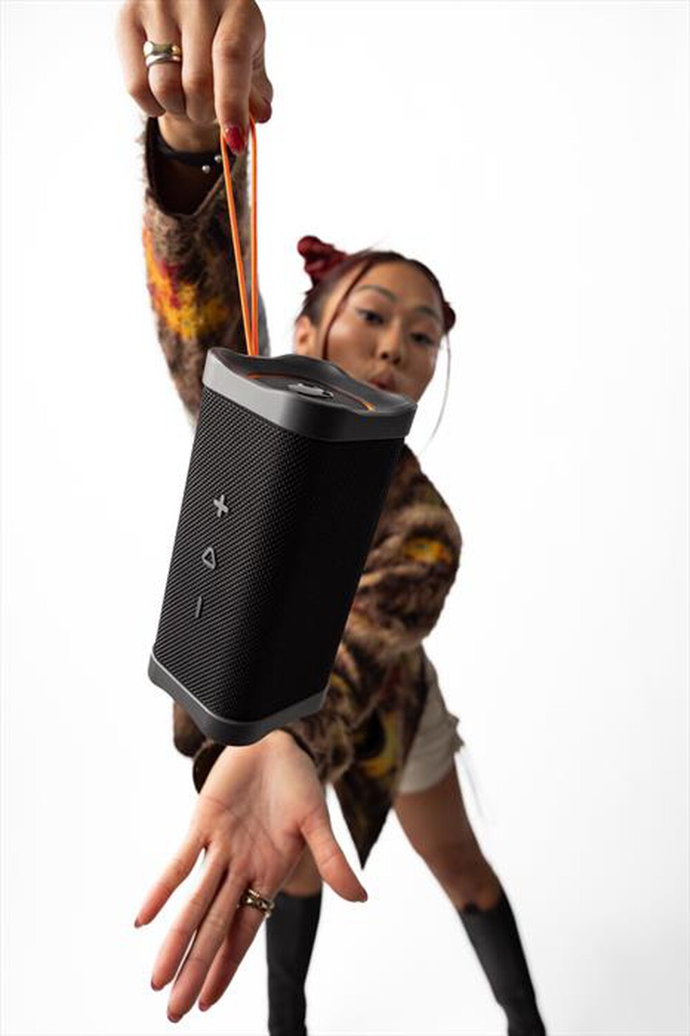 "SKULLCANDY - TERRAIN XL WIRELESS SPEAKER-Nero/Arancione"