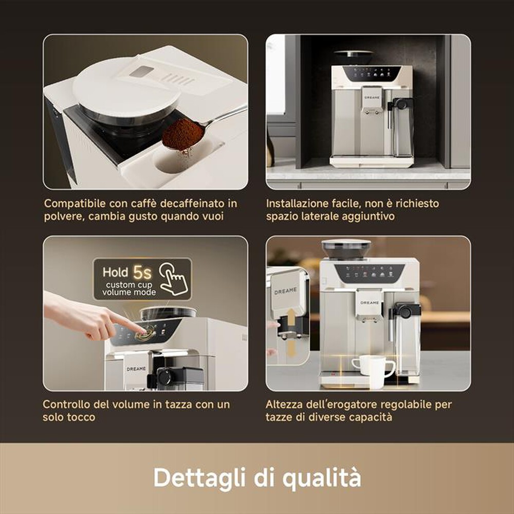 Immagine del prodotto DREAME - Macchina da caff&egrave; automatica ECCELUXE MASTER VIM-Bianco