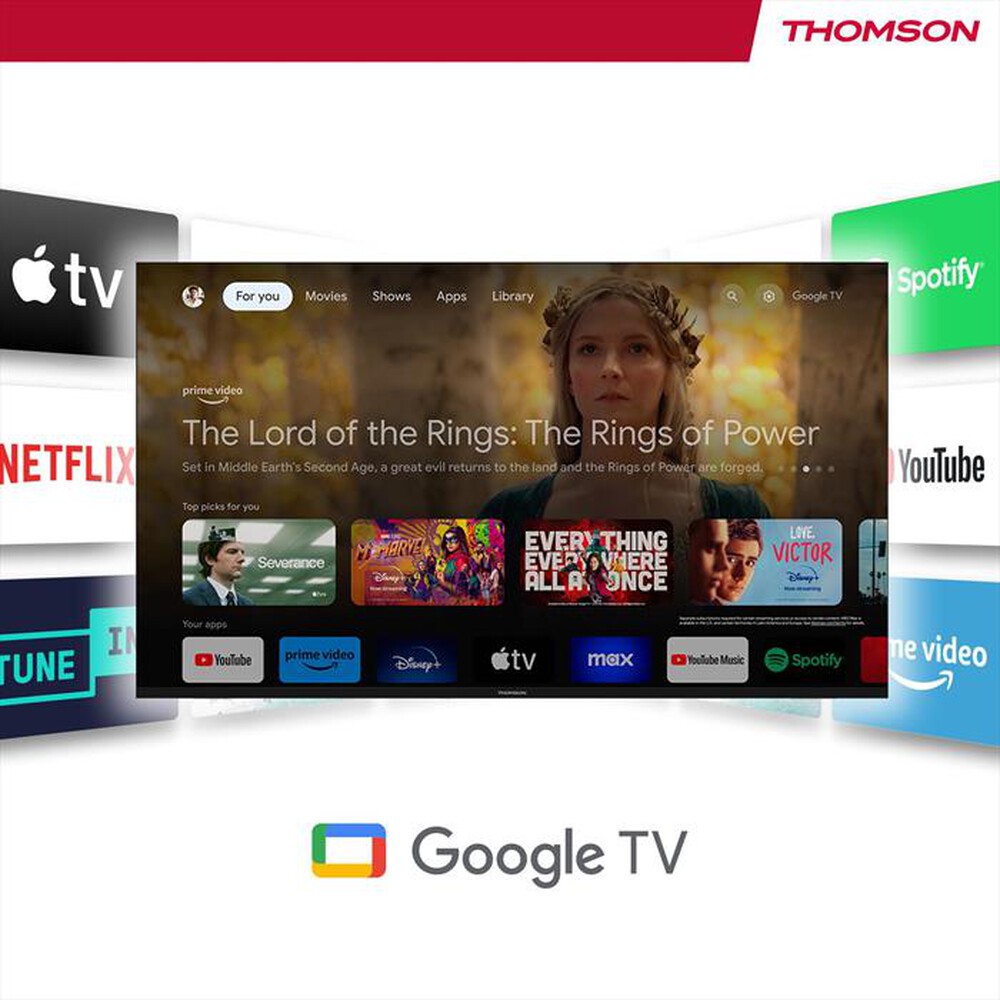 Immagine del prodotto THOMSON - Smart TV Q-LED FHD 32" 32QG4S14-nero