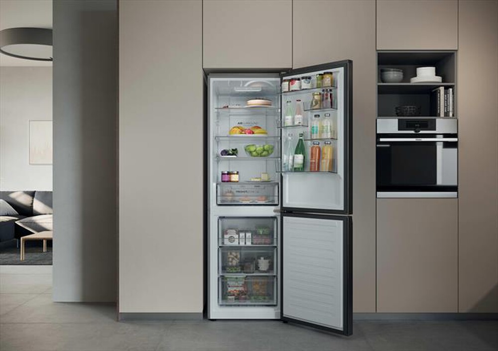 Immagine del prodotto HAIER - Frigorifero combinato HDPR1618ANPD Classe A 355lt-Acciaio inox