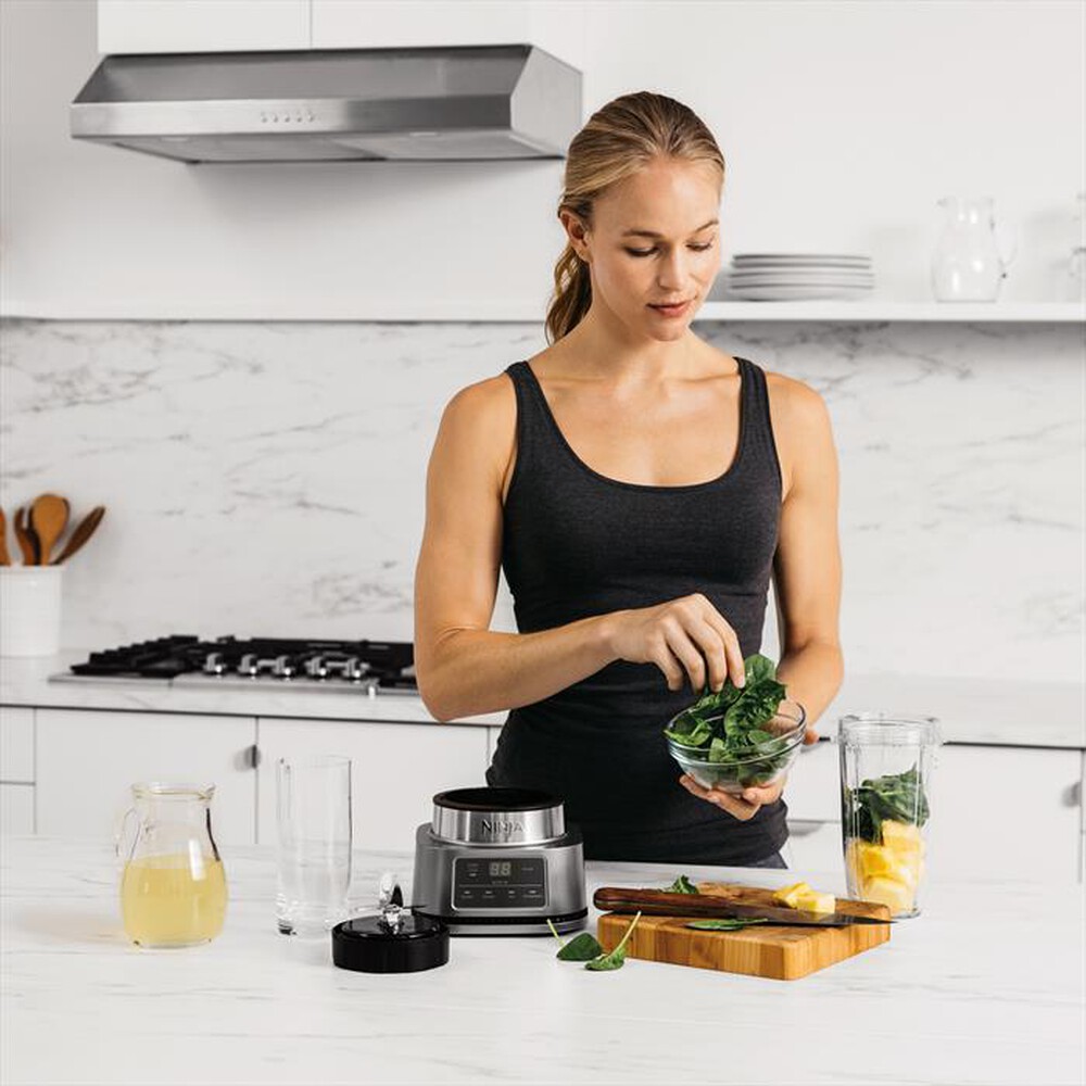 "NINJA - Frullatore 2 in 1 POWER NUTRI CB100EU-GRIGIO/NERO"